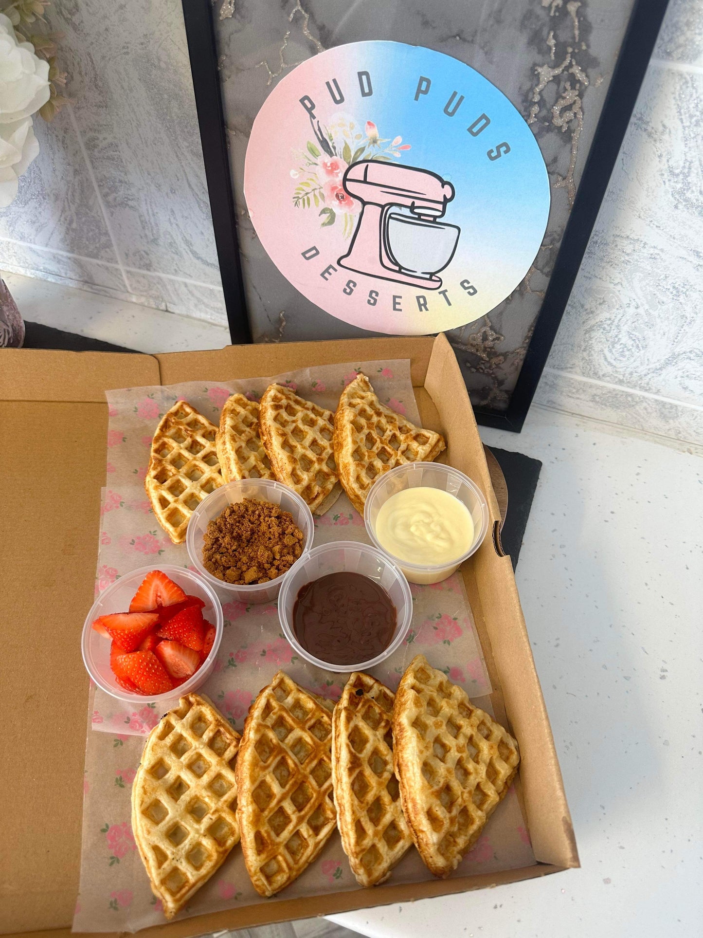 Waffle Share Box